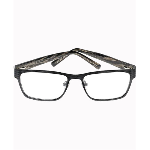 WORKWEAR, SAFETY & CORPORATE CLOTHING SPECIALISTS - B713L Black/Grey Tortoise Frame with Clear "Blue Light Protective" PC Lens (No Side Shields)