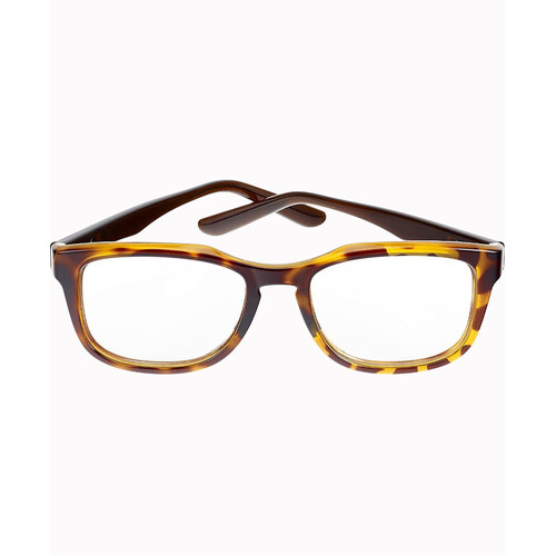 WORKWEAR, SAFETY & CORPORATE CLOTHING SPECIALISTS - SPICY OFFICE Tortoiseshell Frame with Clear "Blue Light Protective" PC Lens (No Side Shields)