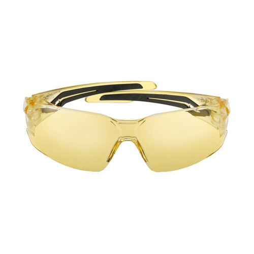 WORKWEAR, SAFETY & CORPORATE CLOTHING SPECIALISTS - SILEX Yellow Translucent / Black Temples AS/AF Yellow Lens