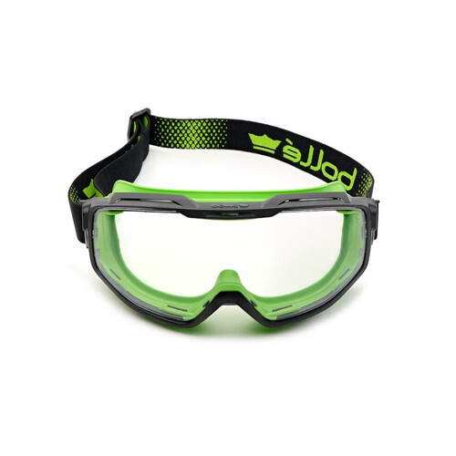 WORKWEAR, SAFETY & CORPORATE CLOTHING SPECIALISTS - UNIVERSAL GOGGLE PC Clear Platinum Top Bottom Sealed