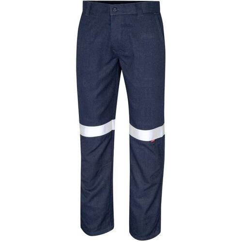 WORKWEAR, SAFETY & CORPORATE CLOTHING SPECIALISTS - FR Regular Weight PPE Category 2 FR Trousers with Loxy Reflective Tape