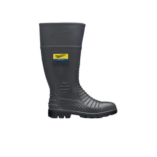 WORKWEAR, SAFETY & CORPORATE CLOTHING SPECIALISTS Grey waterproof safety gumboot