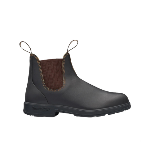 WORKWEAR, SAFETY & CORPORATE CLOTHING SPECIALISTS - Brown premium leather elastic side boot