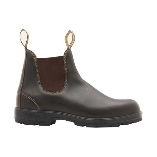 WORKWEAR, SAFETY & CORPORATE CLOTHING SPECIALISTS - 650 - Worklife - Non Safety Walnut brown elastic side boot - v cut