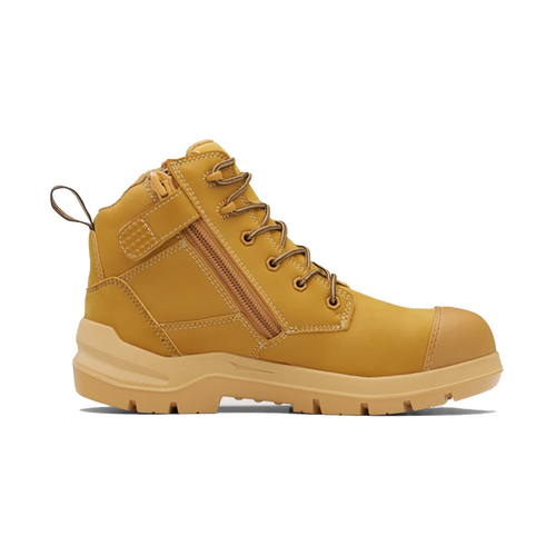 WORKWEAR, SAFETY & CORPORATE CLOTHING SPECIALISTS DuraFit Wheat waterproof microfibre 150mm zip side safety boot