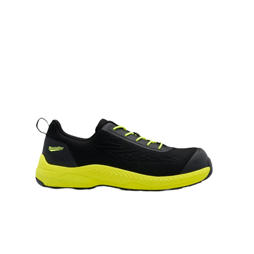 WORKWEAR, SAFETY & CORPORATE CLOTHING SPECIALISTS Black & Yellow Anti-Static, Men’s Safety Jogger, Composite Toe Cap