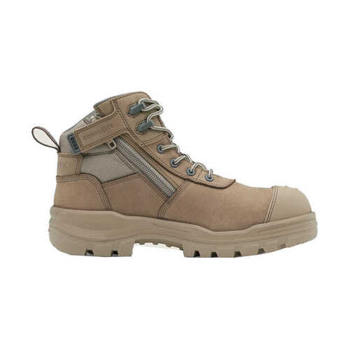 WORKWEAR, SAFETY & CORPORATE CLOTHING SPECIALISTS - 8553 - RotoFlex - Stone water-resistant nubuck 135mm safety boot