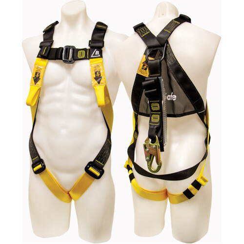 WORKWEAR, SAFETY & CORPORATE CLOTHING SPECIALISTS - Basic Fall Arrest Harness w/ Shock Absorbing Lanyard