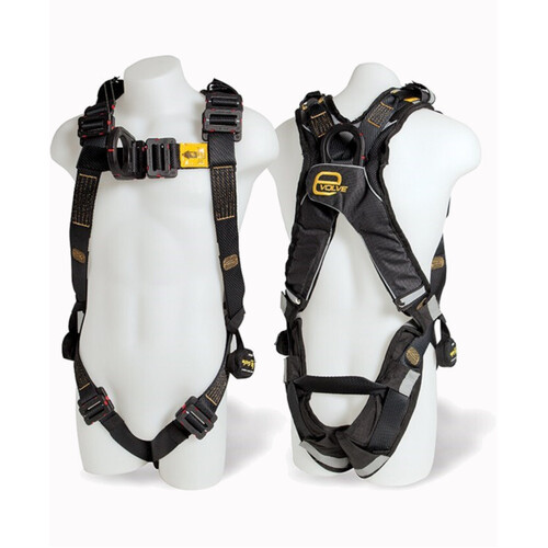WORKWEAR, SAFETY & CORPORATE CLOTHING SPECIALISTS EVOLVE HARNESS CW REAR & FRONT D RINGS, CONF SPC LOOPS, PAD, DI-ELECTRIC & SPILL RESIST WE