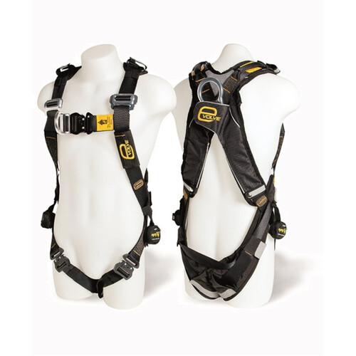 WORKWEAR, SAFETY & CORPORATE CLOTHING SPECIALISTS - EVOLVE HARNESS CW REAR & FRONT D RINGS, CONFINED SPACE LOOPS, QBS,PADDING & SPILL RESIST W