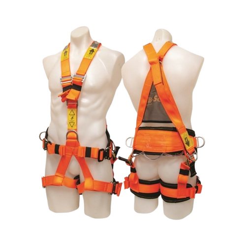WORKWEAR, SAFETY & CORPORATE CLOTHING SPECIALISTS Harness B-Safe c/w Fall Arrest Points Front & Rear extension Side D's & qb's