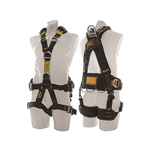 WORKWEAR, SAFETY & CORPORATE CLOTHING SPECIALISTS Evolve Fullbody Harness Front D,Side D'S Rescueloops Rear Ex Padded Legs & Waist Sr Webbin