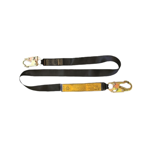 WORKWEAR, SAFETY & CORPORATE CLOTHING SPECIALISTS Lanyard Web B-Safe 1.2M f/w  Double Action hooks