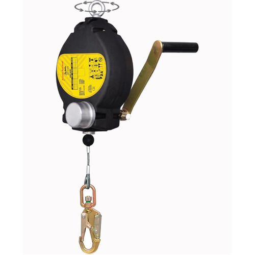 WORKWEAR, SAFETY & CORPORATE CLOTHING SPECIALISTS B-SAFE ARRESTO RETRIEVAL INERTIA REEL, 140KG X 25M CABLE