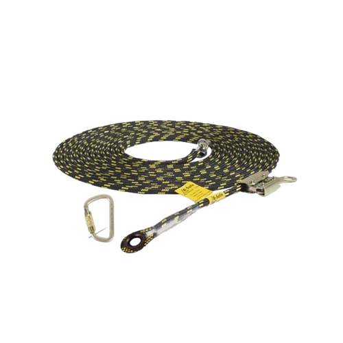 WORKWEAR, SAFETY & CORPORATE CLOTHING SPECIALISTS Safetyline 20Mtx11mm Kermantle C/W Bsm0012 Rope Adjuster And Bsk0002Tc
