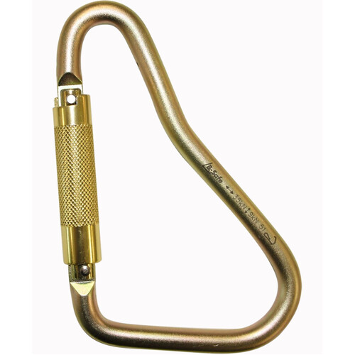 WORKWEAR, SAFETY & CORPORATE CLOTHING SPECIALISTS KARABINER SCAFFOLD TWISTLOCK 22KN C/W CAPTIVE PIN