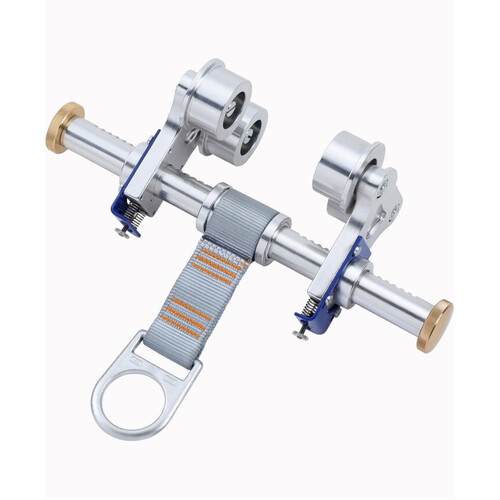 WORKWEAR, SAFETY & CORPORATE CLOTHING SPECIALISTS - BEAM TROLLEY BS 15KN ALUMINIUM ALLOY, BEAM FLANGE 76-255MM