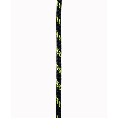 WORKWEAR, SAFETY & CORPORATE CLOTHING SPECIALISTS B-SAFE STATIC KERMANTLE ROPE BLACK AND YELLOW FLECK 11MM