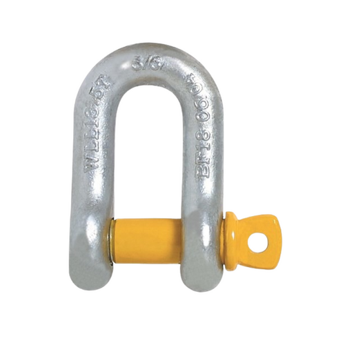 WORKWEAR, SAFETY & CORPORATE CLOTHING SPECIALISTS - Shackle Dee Grade S Galvanised 16x19mm WLL 3.2T