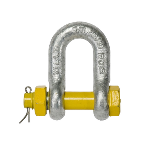 WORKWEAR, SAFETY & CORPORATE CLOTHING SPECIALISTS Shackle Safety Bow Gr S Galv 16x19mm WLL 3.2T