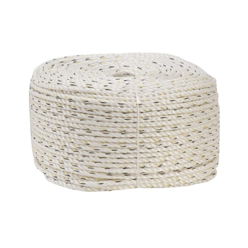 WORKWEAR, SAFETY & CORPORATE CLOTHING SPECIALISTS Rope Silver Polyethylene 250M  Coil 20mm