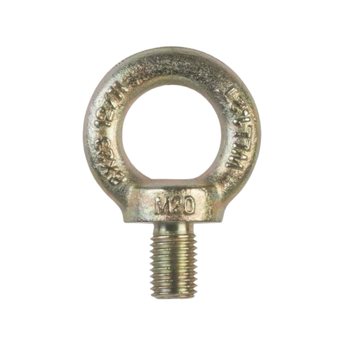 WORKWEAR, SAFETY & CORPORATE CLOTHING SPECIALISTS - Eyebolt ZP Metric WLL 340kg Large Eye 12mm