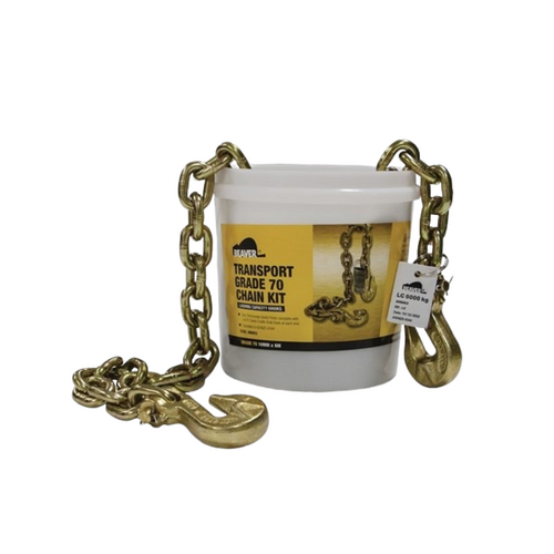 WORKWEAR, SAFETY & CORPORATE CLOTHING SPECIALISTS Load Chain 10mm Grade 70 Gold FW Grabs 6M