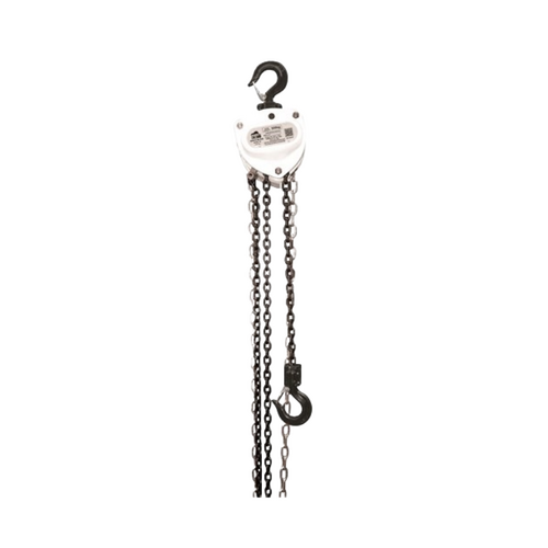 WORKWEAR, SAFETY & CORPORATE CLOTHING SPECIALISTS - Chain Block Beaver 3S 500kg x 6Mtr White