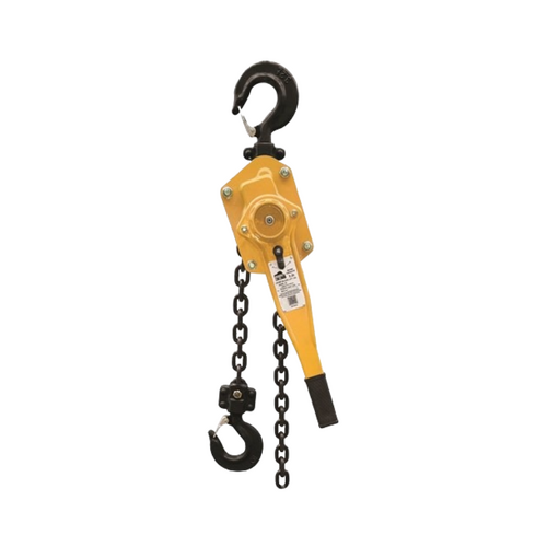 WORKWEAR, SAFETY & CORPORATE CLOTHING SPECIALISTS - Lever Block Beaver 3S Overload 3.2t 1.5m Yellow