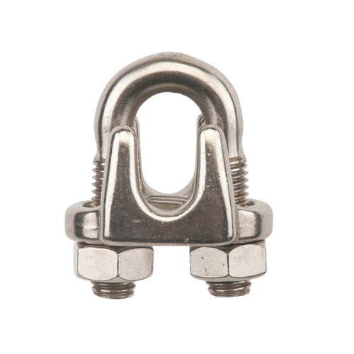 WORKWEAR, SAFETY & CORPORATE CLOTHING SPECIALISTS - Wire Rope Grip Stainless 316Gr  6mm