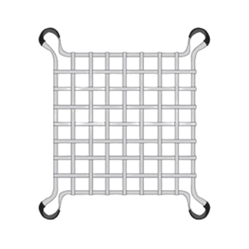 WORKWEAR, SAFETY & CORPORATE CLOTHING SPECIALISTS Lifting Nett 50mm Webbing 3M X 3M WLL 5000Kg ( Pocket Pitch 200mm centre to centre )