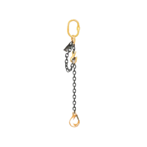WORKWEAR, SAFETY & CORPORATE CLOTHING SPECIALISTS - Csa 10mm 1Leg 1Mtr C/W Clevis Sling Hook & Clevis Grab Hook