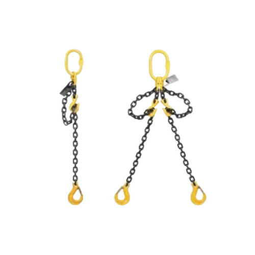 WORKWEAR, SAFETY & CORPORATE CLOTHING SPECIALISTS Csa 10mm 1Leg 2Mtr C/W Clevis Sling Hook & Clevis Grab Hook