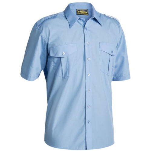 WORKWEAR, SAFETY & CORPORATE CLOTHING SPECIALISTS - EPAULETTE SHIRT - SHORT SLEEVE