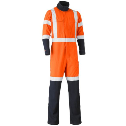 WORKWEAR, SAFETY & CORPORATE CLOTHING SPECIALISTS - TENCATE TECASAFE  PLUS 700 X TAPED HI VIS TTMC-W FR VENTED COVERALL