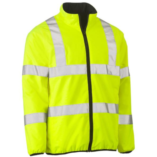 WORKWEAR, SAFETY & CORPORATE CLOTHING SPECIALISTS TAPED HI VIS REVERSIBLE PUFFER JACKET