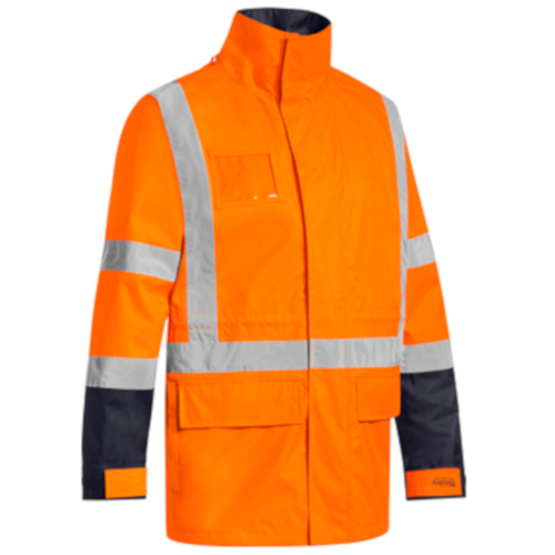 WORKWEAR, SAFETY & CORPORATE CLOTHING SPECIALISTS - TAPED TTMC-W 5 IN 1 RAIN JACKET (WATERPROOF)