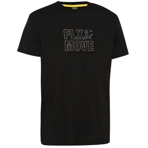 WORKWEAR, SAFETY & CORPORATE CLOTHING SPECIALISTS - FLX & MOVE??COTTON OUTLINE PRINT TEE