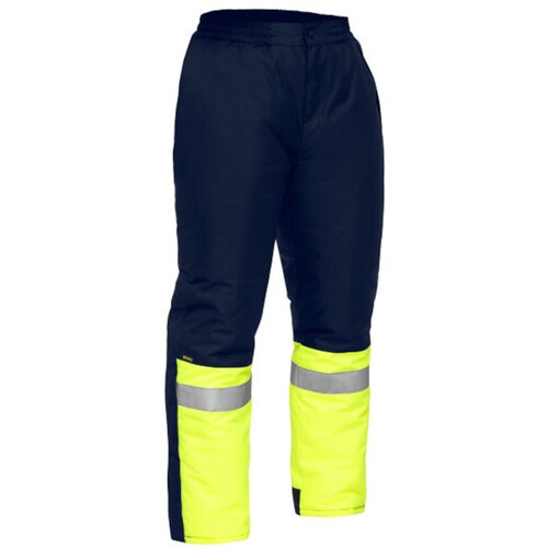 WORKWEAR, SAFETY & CORPORATE CLOTHING SPECIALISTS - TAPED TWO TONE HI VIS FREEZER PANTS