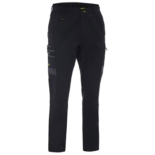 WORKWEAR, SAFETY & CORPORATE CLOTHING SPECIALISTS Mens Flx & Move Stretch Canvas Elastic Waist Cargo Pants