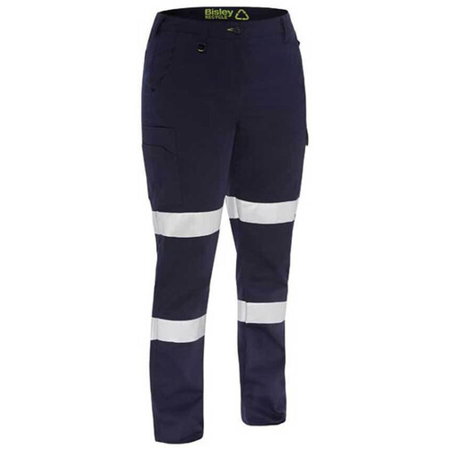 WORKWEAR, SAFETY & CORPORATE CLOTHING SPECIALISTS - WOMEN'S TAPED BIOMOTION RECYCLED CARGO WORK PANT