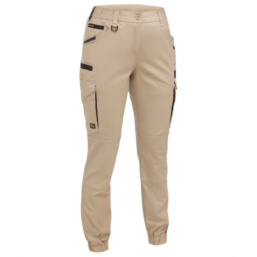 WORKWEAR, SAFETY & CORPORATE CLOTHING SPECIALISTS - Womens Flx & Move Elastic Waist Cargo Cuffed Pants