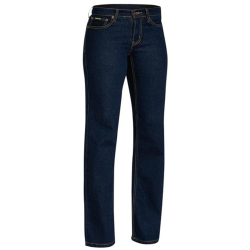 WORKWEAR, SAFETY & CORPORATE CLOTHING SPECIALISTS - WOMENS ROUGH RIDER DENIM STRETCH JEAN