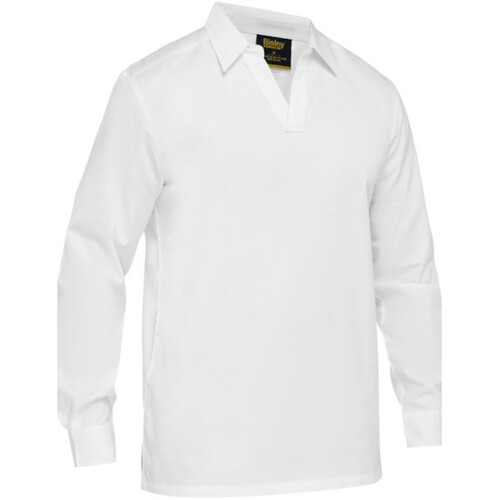 WORKWEAR, SAFETY & CORPORATE CLOTHING SPECIALISTS V-NECK LONG SLEEVE SHIRT