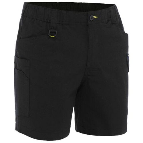 WORKWEAR, SAFETY & CORPORATE CLOTHING SPECIALISTS - STRETCH COTTON ELASTIC WAIST CARGO SHORT