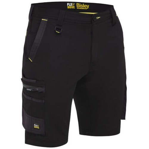 WORKWEAR, SAFETY & CORPORATE CLOTHING SPECIALISTS - Flx & Move 4-Way Stretch Zip Cargo Short