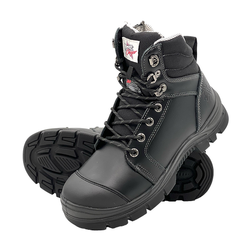 WORKWEAR, SAFETY & CORPORATE CLOTHING SPECIALISTS ALASKA - Cougar 8 Black Freezer Boot -30 deg & 600g Thinsulate Lining Composite Toe