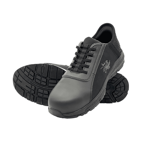 WORKWEAR, SAFETY & CORPORATE CLOTHING SPECIALISTS CHAMPION - Cougar Black Suede Runner EVA & Rubber Outsole Composite Toe