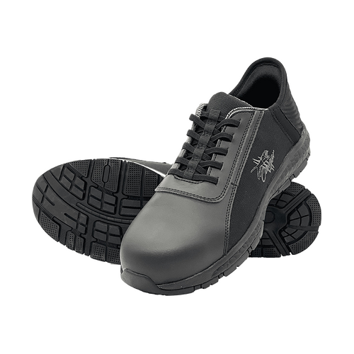 WORKWEAR, SAFETY & CORPORATE CLOTHING SPECIALISTS - Cougar Black Suede Runner EVA & Rubber Outsole Non-Safety