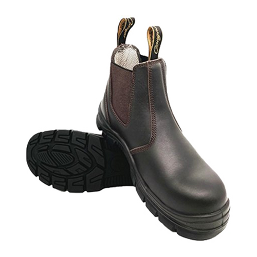 WORKWEAR, SAFETY & CORPORATE CLOTHING SPECIALISTS STRAHAN - Cougar Claret Elastic Sided Boot Non-Safety